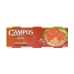 Тунець у томатному соусі 3х80 г, CAMPOS, 240 г, SIA-320081030