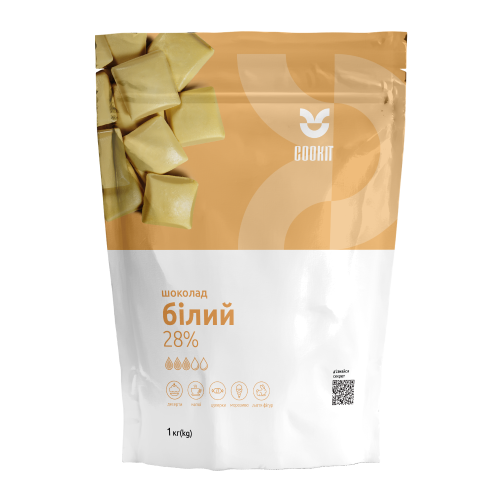 Шоколад білий 28%