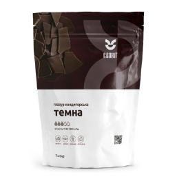 Глазур кондитерська темна