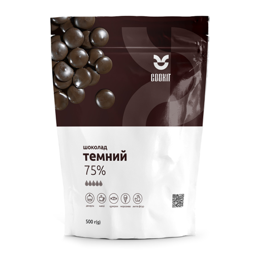 Шоколад темний 75%