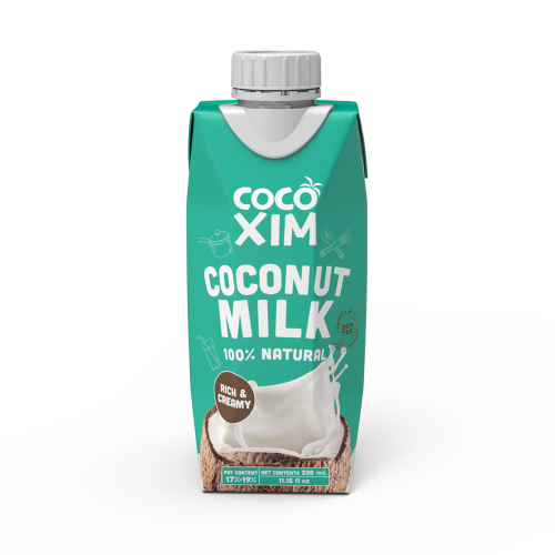 Кокосове молоко 17-19%, Cocoxim, 0,33 л, CCM06.25.02-0,33