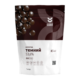 Темний шоколад в калетах 53,6 %