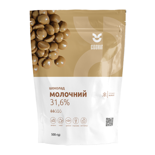 Молочний шоколад 31,6%